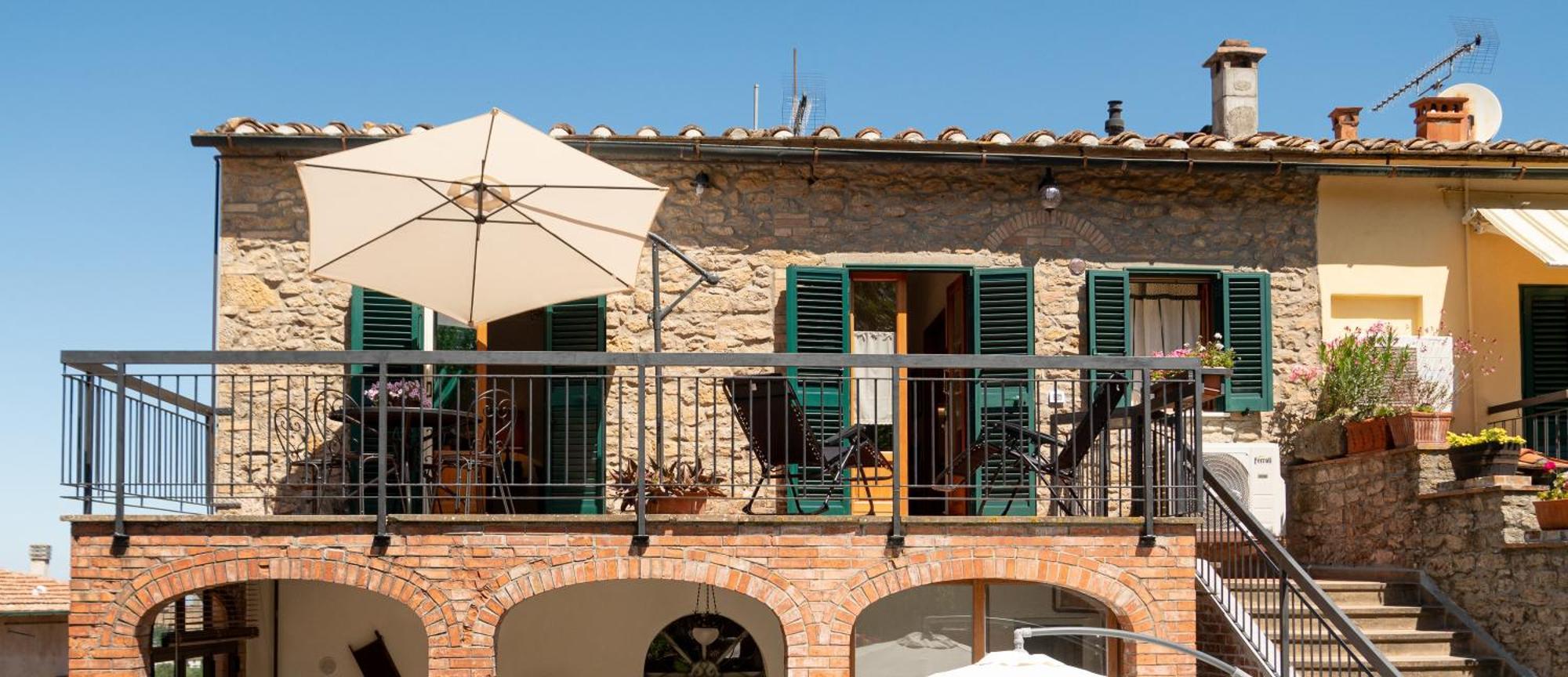 Ferienwohnung La Domus Di Marta Volterra Exterior foto