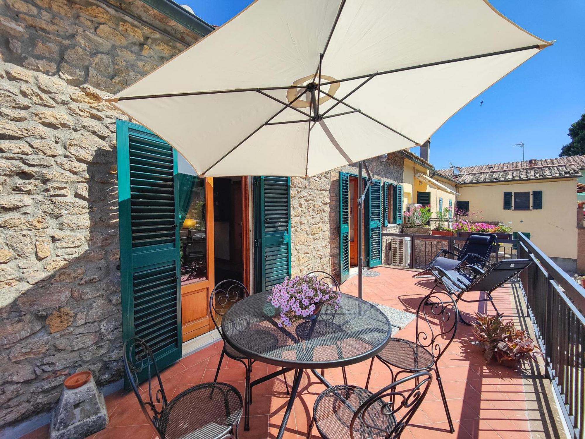 Ferienwohnung La Domus Di Marta Volterra Exterior foto
